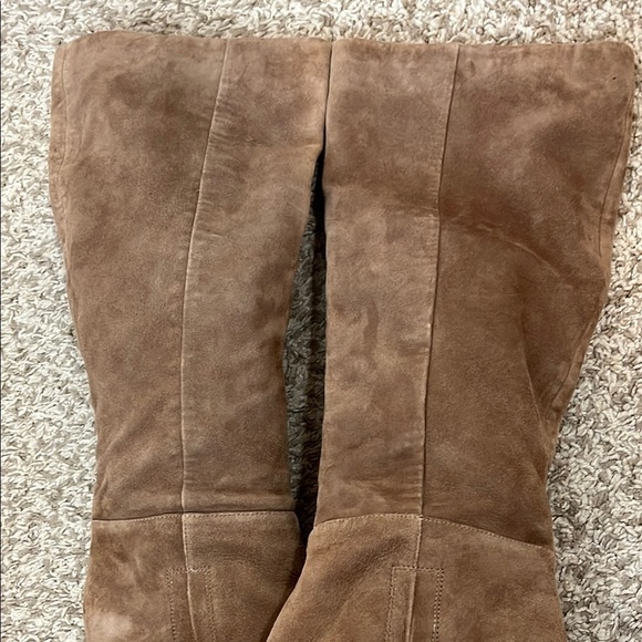 Sam Edleman Brown Suede Leather Upper Knee-High Pointed Toe Boots - Size 8.5 - Picture 11 of 16